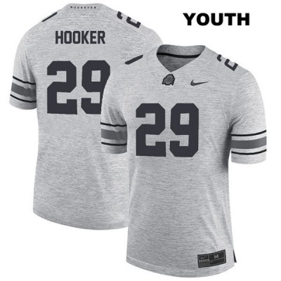 Youth NCAA Ohio State Buckeyes Marcus Hooker #29 College Stitched Authentic Nike Gray Football Jersey GH20A50EY